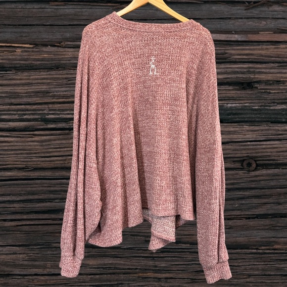 Cherish Women's Long Sleeve Tee - Mauve - Picture 2 of 4